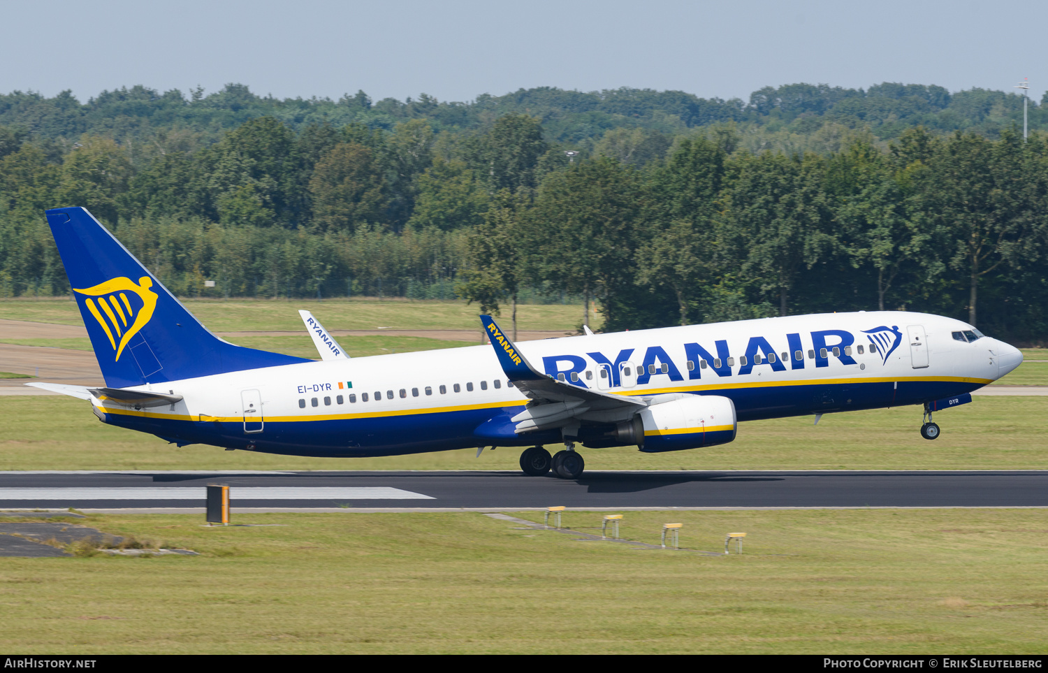 Aircraft Photo of EI-DYR | Boeing 737-8AS | Ryanair | AirHistory.net #430241