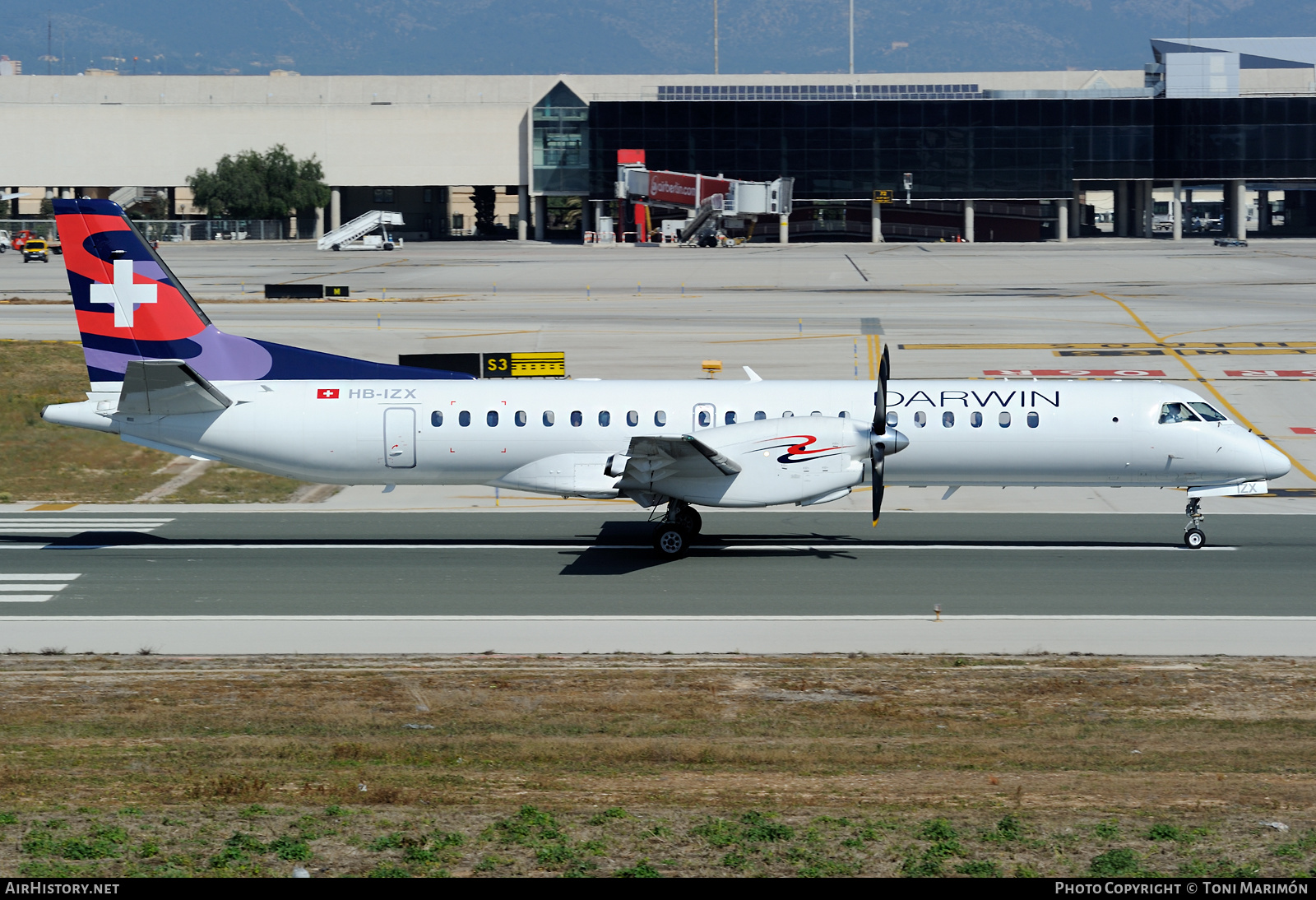 Aircraft Photo of HB-IZX | Saab 2000 | Darwin Airline | AirHistory.net #430251