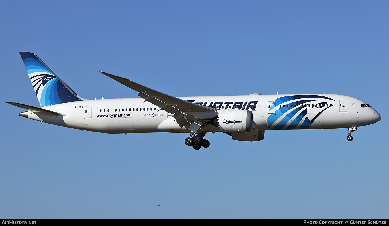 Aircraft Photo of SU-GER | Boeing 787-9 Dreamliner | EgyptAir | AirHistory.net #430254