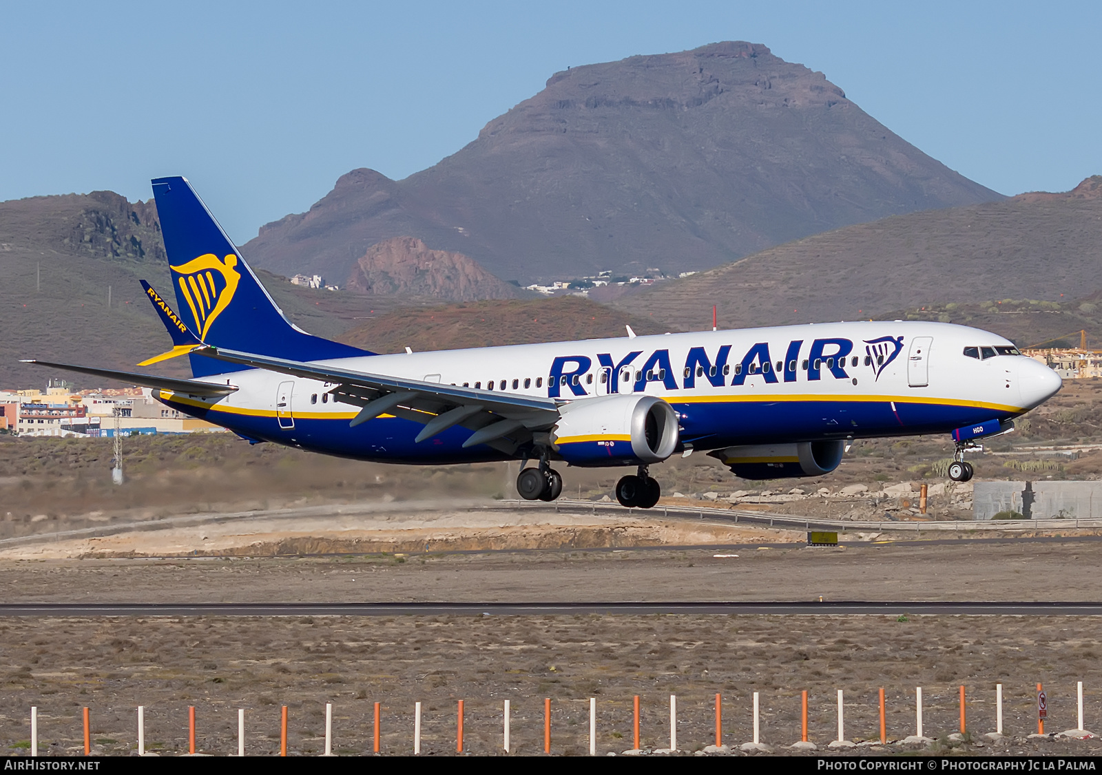 Aircraft Photo of EI-HGO | Boeing 737-8200 Max 200 | Ryanair | AirHistory.net #430262