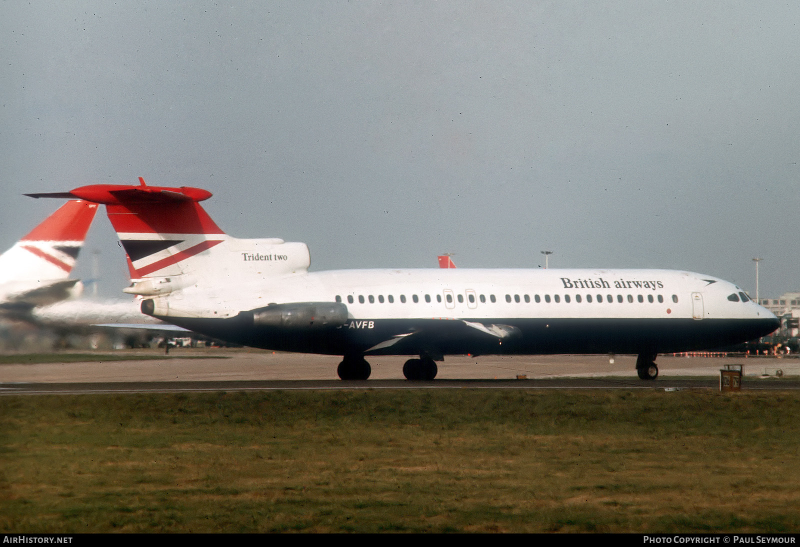Aircraft Photo of G-AVFB | Hawker Siddeley HS-121 Trident 2E | British Airways | AirHistory.net #430270