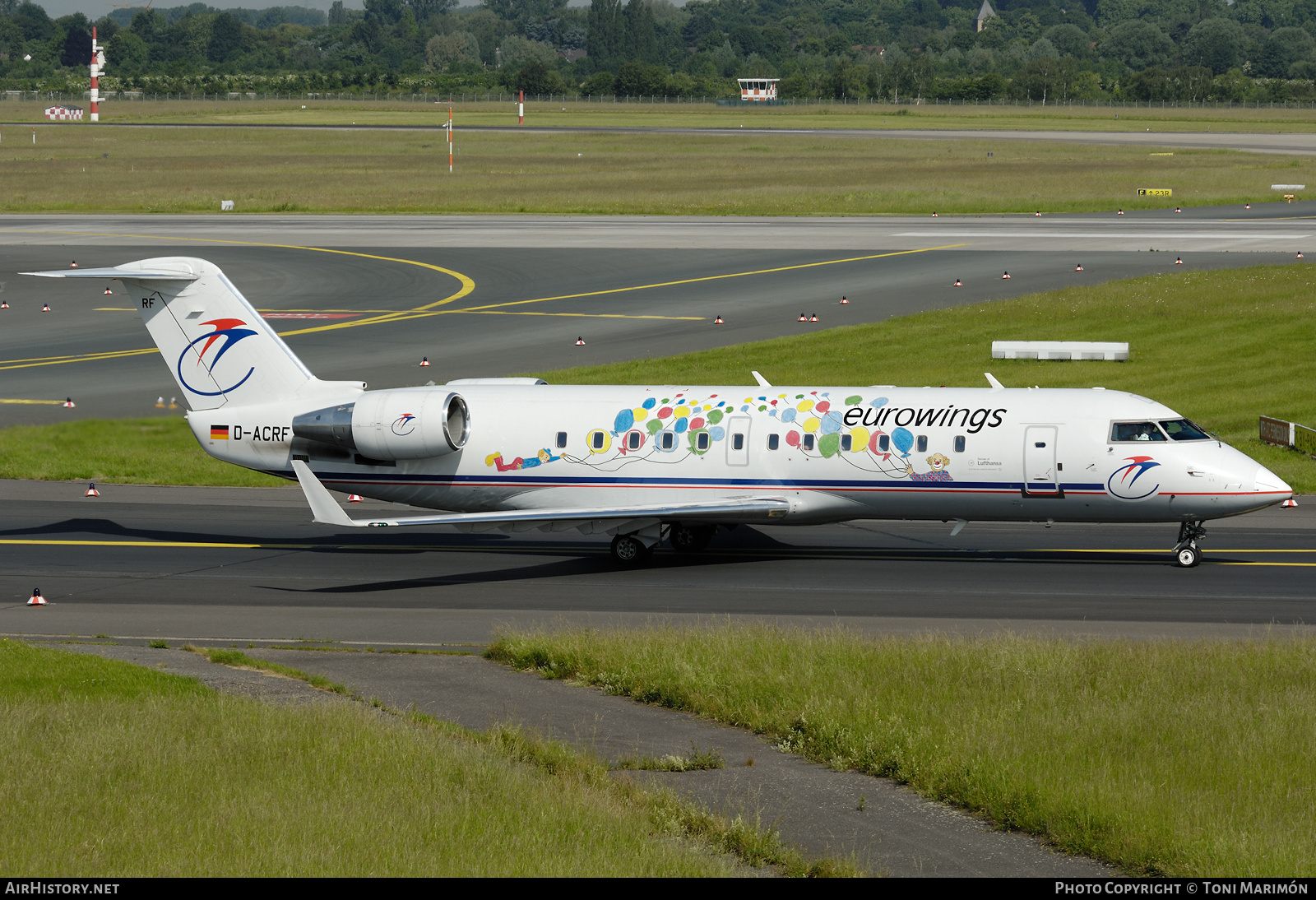 Aircraft Photo of D-ACRF | Bombardier CRJ-200ER (CL-600-2B19) | Eurowings | AirHistory.net #430347