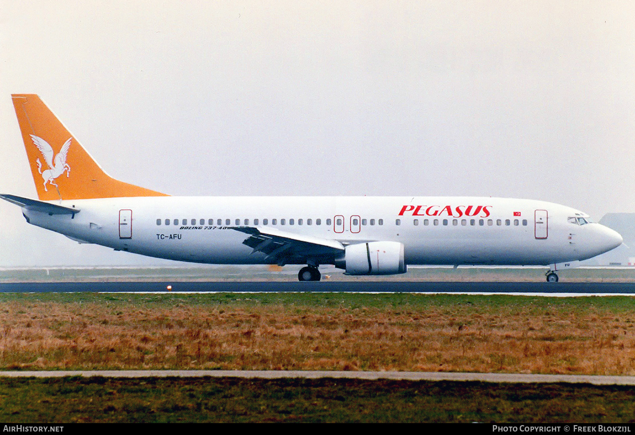 Aircraft Photo of TC-AFU | Boeing 737-4Y0 | Pegasus Airlines | AirHistory.net #430358
