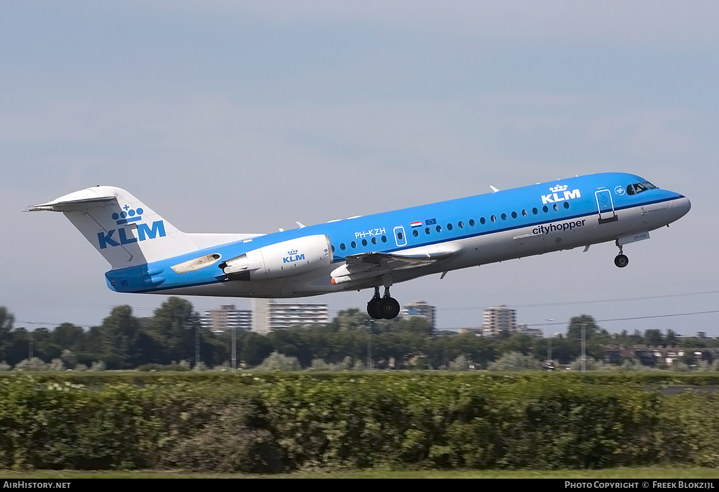 Aircraft Photo of PH-KZH | Fokker 70 (F28-0070) | KLM Cityhopper | AirHistory.net #430380