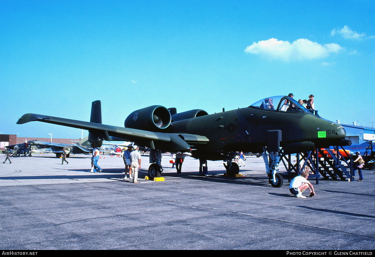 Aircraft Photo of 79-0108 / AF79-108 | Fairchild A-10A Thunderbolt II | USA - Air Force | AirHistory.net #430384
