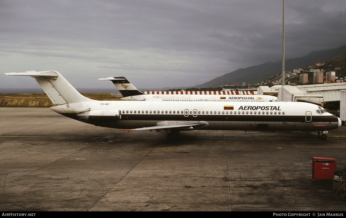 Aircraft Photo of YV-41C | McDonnell Douglas DC-9-51 | Aeropostal | AirHistory.net #430394