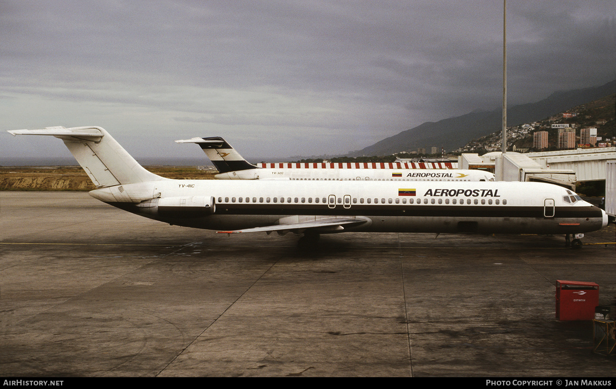 Aircraft Photo of YV-41C | McDonnell Douglas DC-9-51 | Aeropostal | AirHistory.net #430394