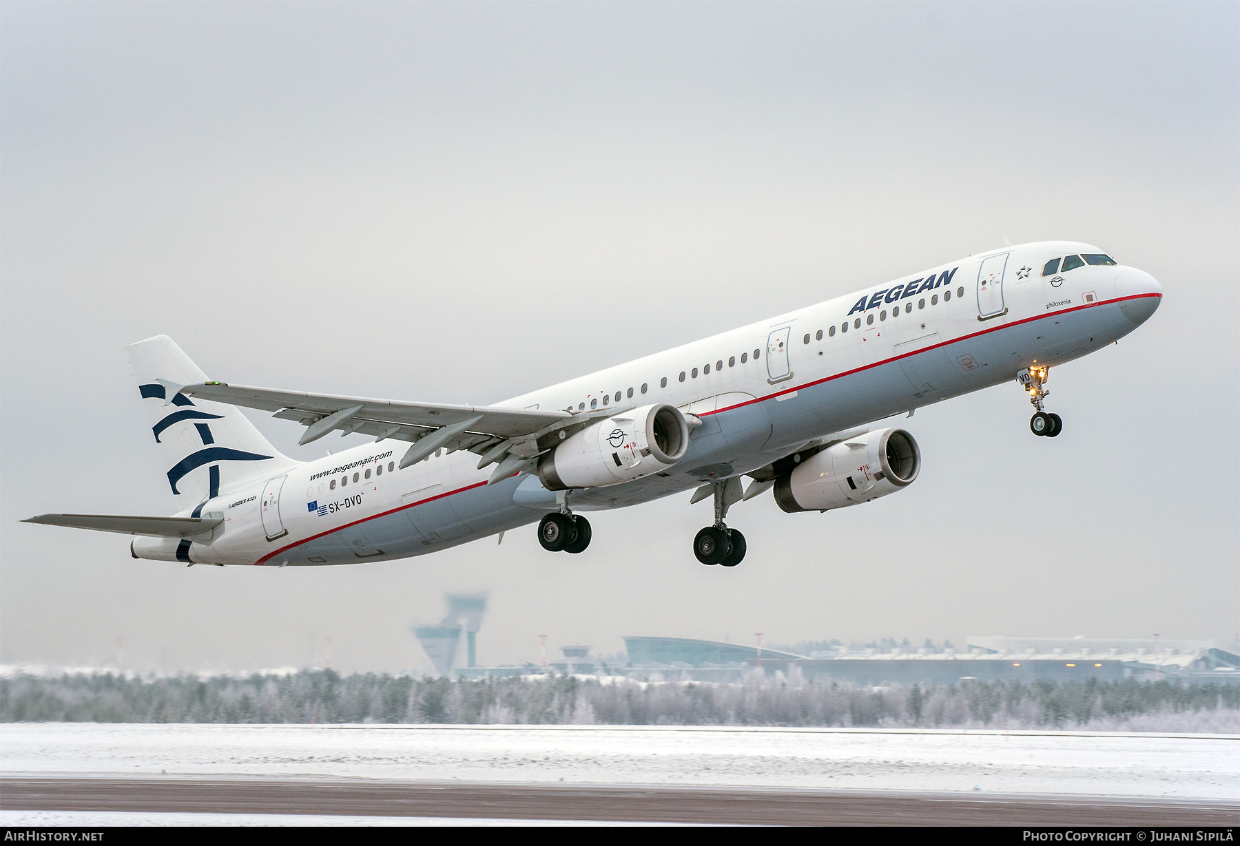 Aircraft Photo of SX-DVO | Airbus A321-232 | Aegean Airlines | AirHistory.net #430423