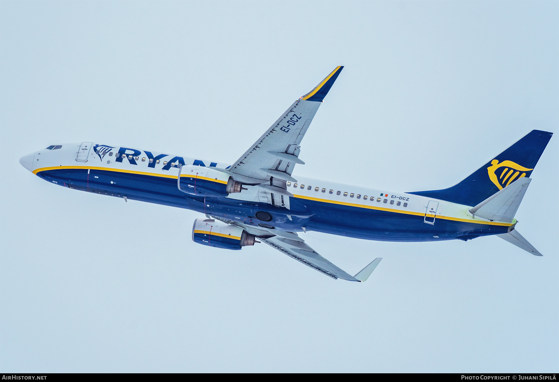 Aircraft Photo of EI-DCZ | Boeing 737-8AS | Ryanair | AirHistory.net #430440