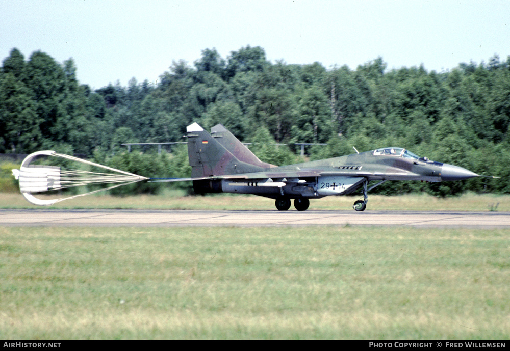 Aircraft Photo of 2914 | Mikoyan-Gurevich MiG-29 | Germany - Air Force | AirHistory.net #430449