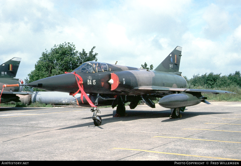 Aircraft Photo of BA15 | Dassault Mirage 5BA | Belgium - Air Force | AirHistory.net #430455