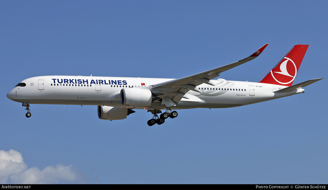 Aircraft Photo of TC-LGA | Airbus A350-941 | Turkish Airlines | AirHistory.net #430468