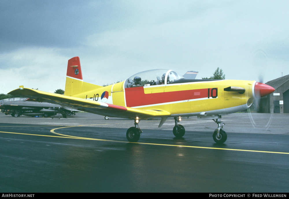 Aircraft Photo of L-10 | Pilatus PC-7 | Netherlands - Air Force | AirHistory.net #430472