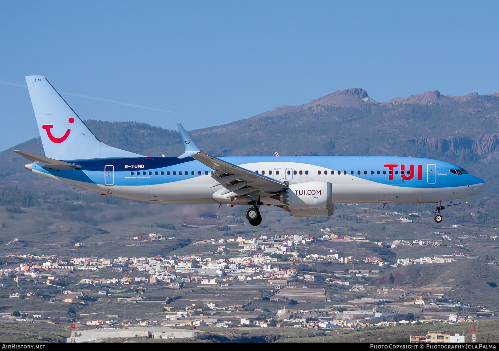 Aircraft Photo of G-TUMD | Boeing 737-8 Max 8 | TUI | AirHistory.net #430505