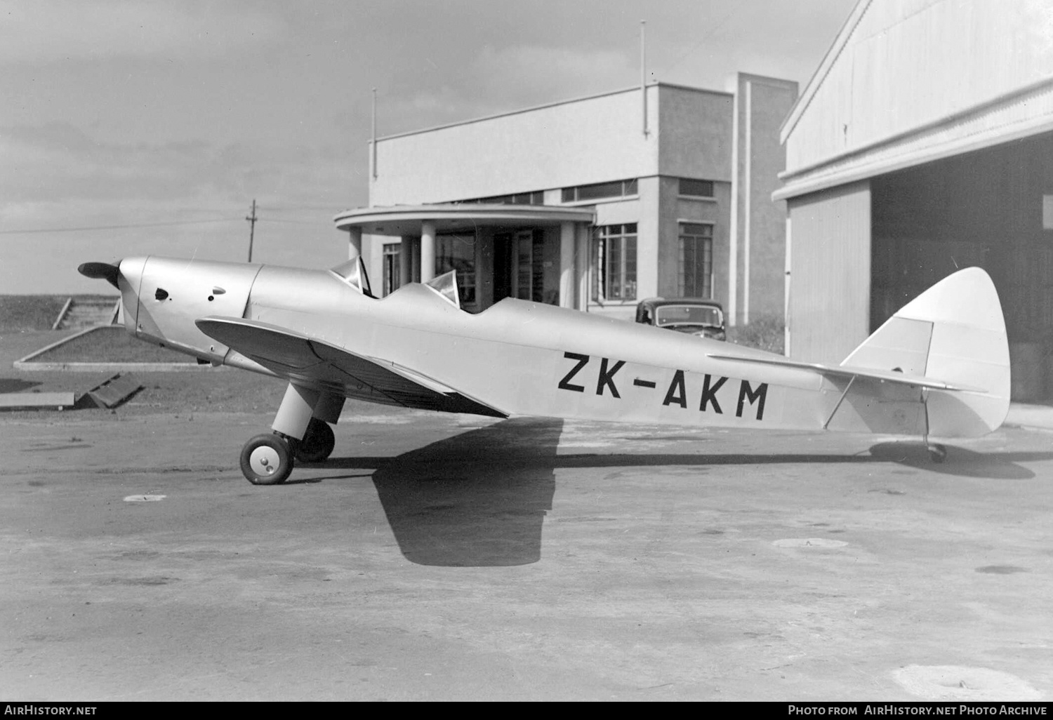 Aircraft Photo of ZK-AKM | De Havilland D.H. 94 Moth Minor | AirHistory.net #430550