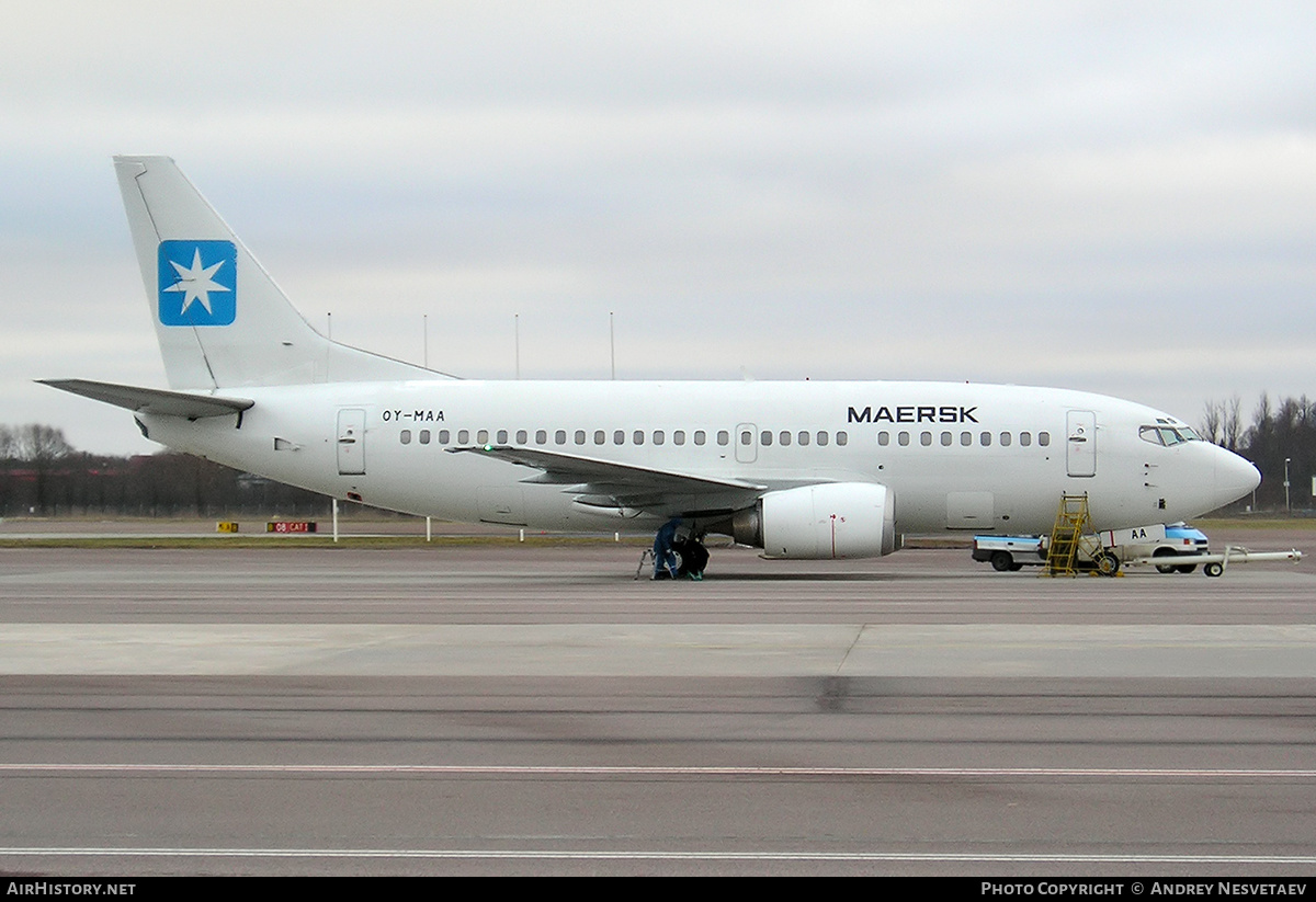 Aircraft Photo of OY-MAA | Boeing 737-5L9 | Maersk Air | AirHistory.net #430558