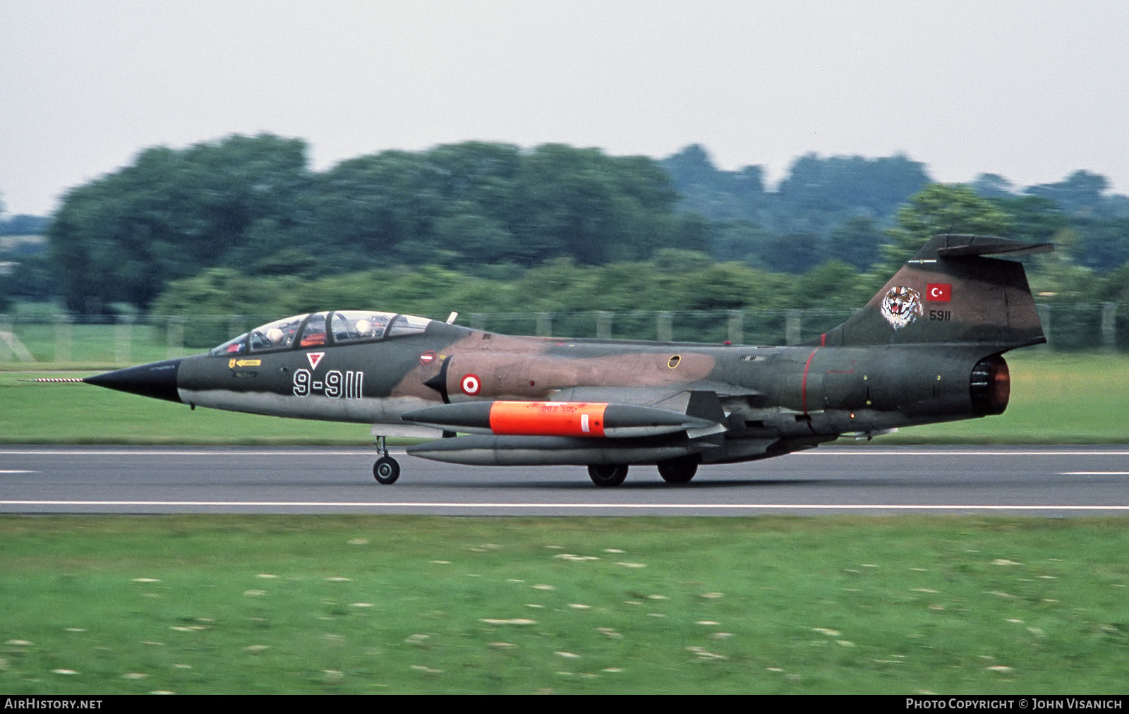 Aircraft Photo of 65-5911 / 5911 | Lockheed TF-104G Starfighter | Turkey - Air Force | AirHistory.net #430565