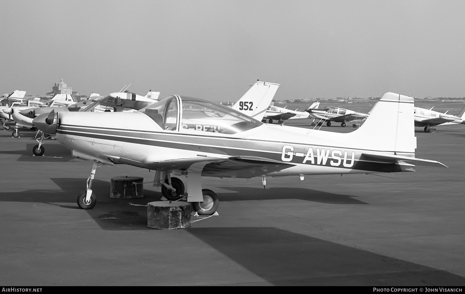 Aircraft Photo of G-AWSU | Laverda F.8L Falco 4 | AirHistory.net #430574
