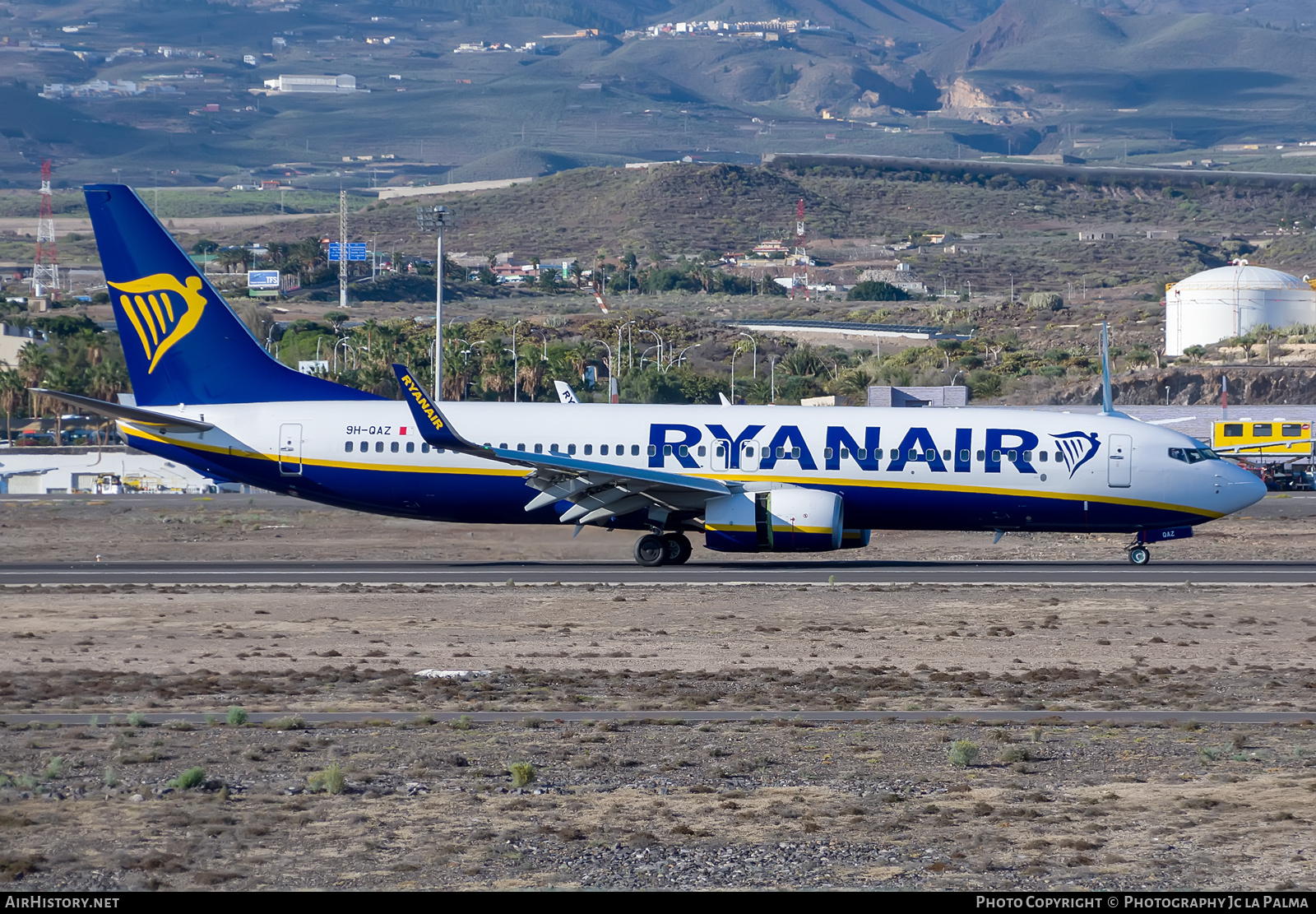 Aircraft Photo of 9H-QAZ | Boeing 737-8AS | Ryanair | AirHistory.net #430580
