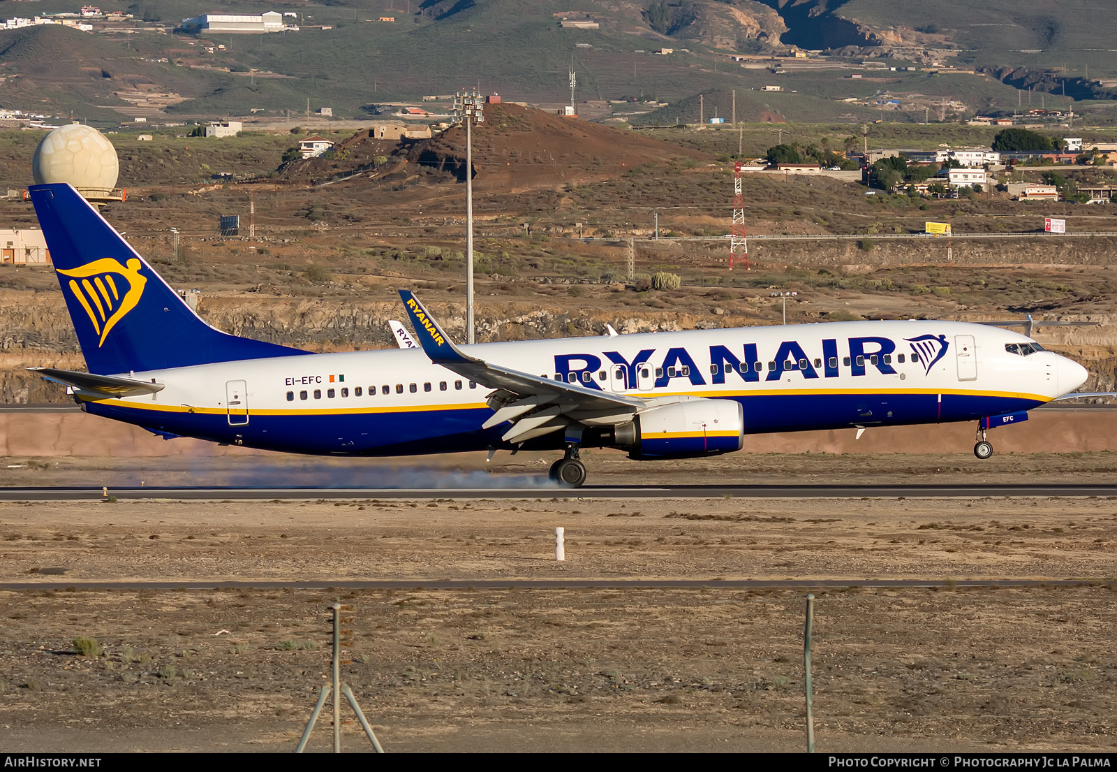 Aircraft Photo of EI-EFC | Boeing 737-8AS | Ryanair | AirHistory.net #430599
