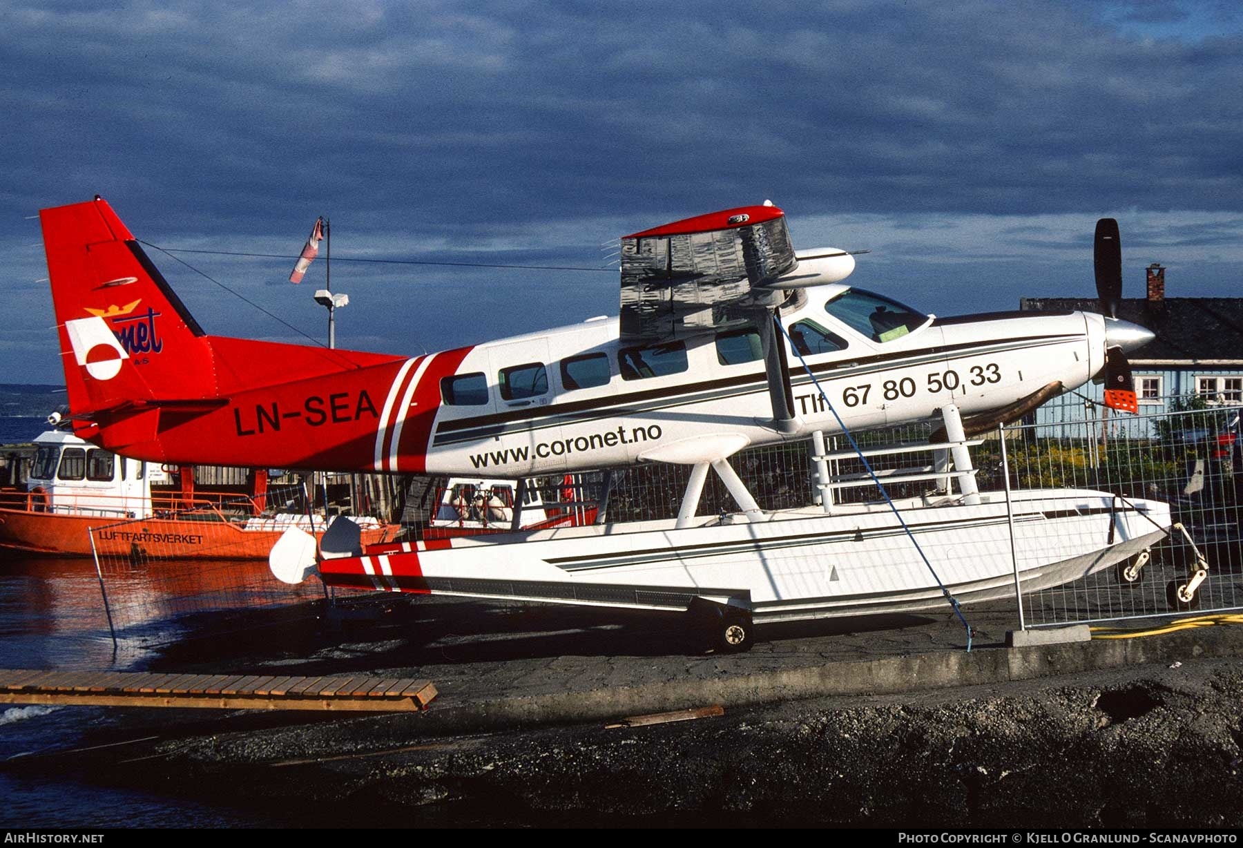 Aircraft Photo of LN-SEA | Cessna 208 Caravan I | Coronet Yacht Club | AirHistory.net #430609