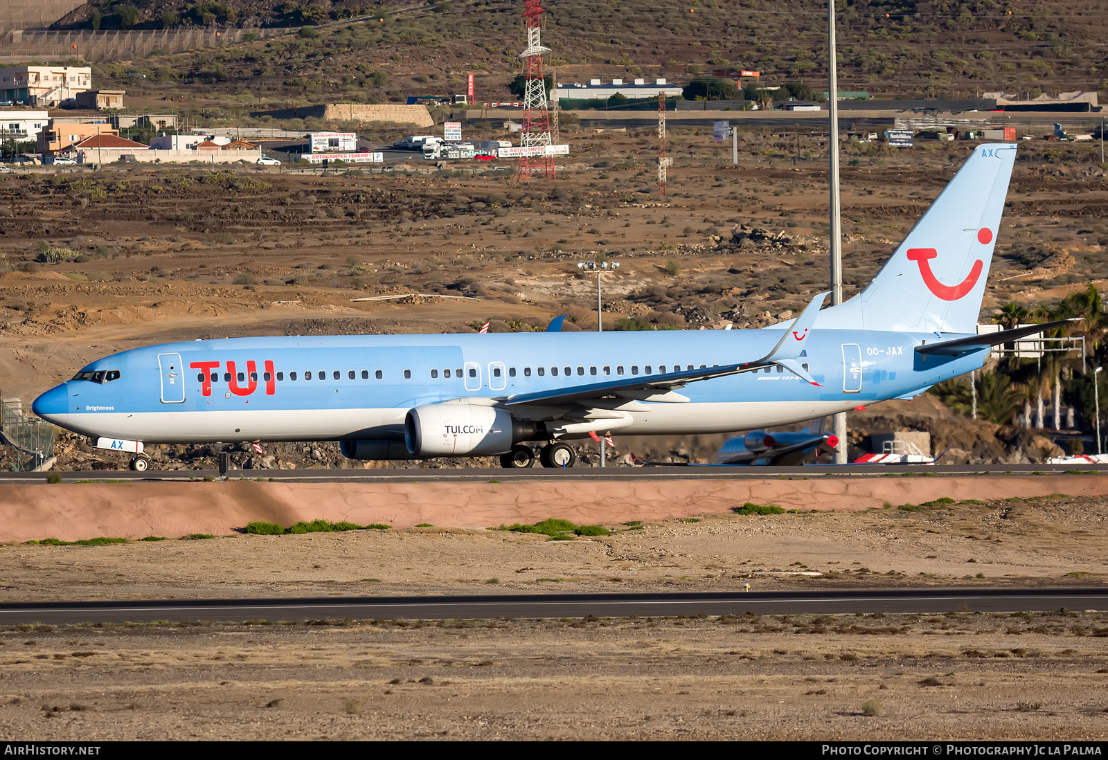 Aircraft Photo of OO-JAX | Boeing 737-8K5 | TUI | AirHistory.net #430623