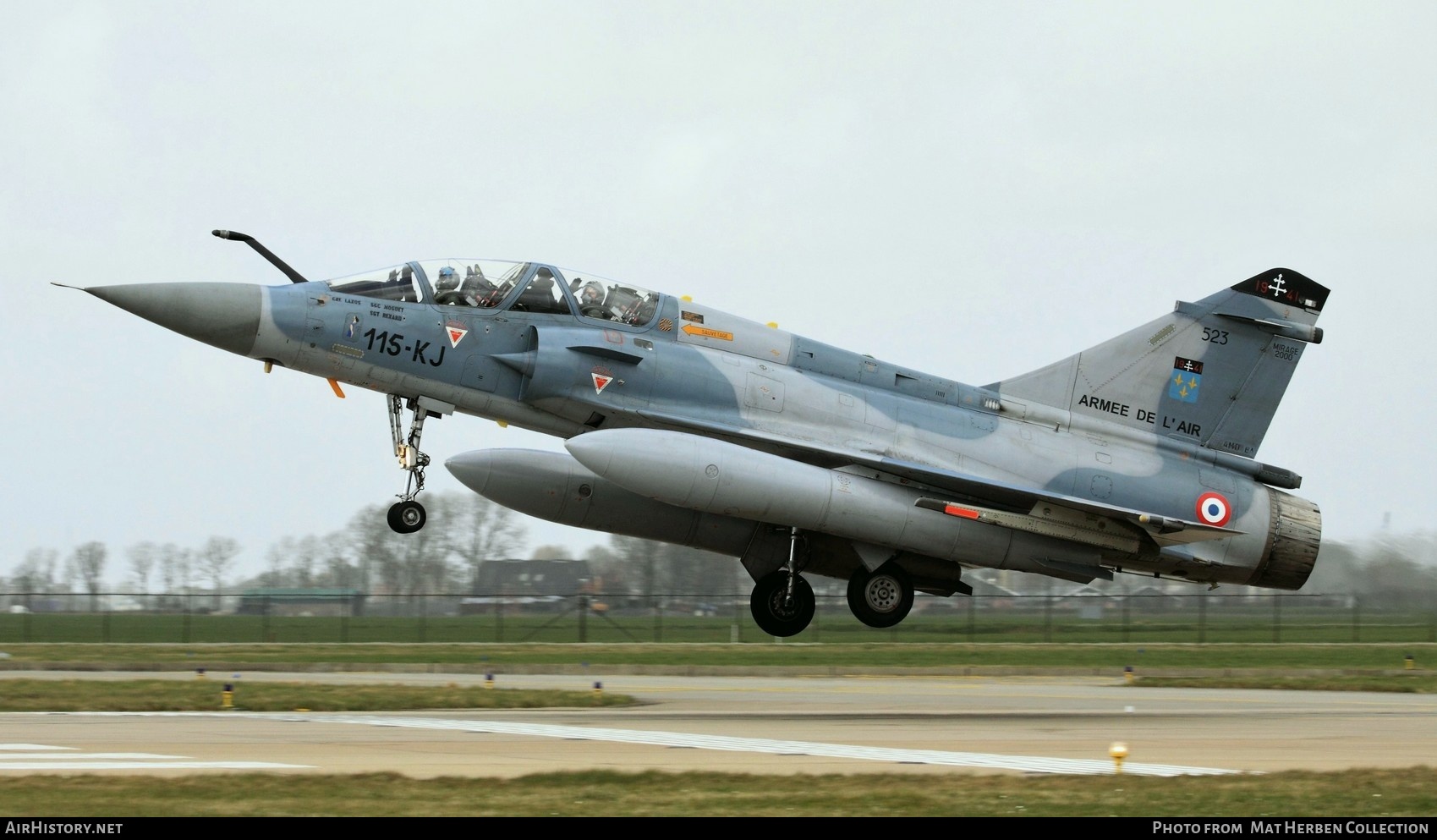 Aircraft Photo of 523 | Dassault Mirage 2000B | France - Air Force | AirHistory.net #430626