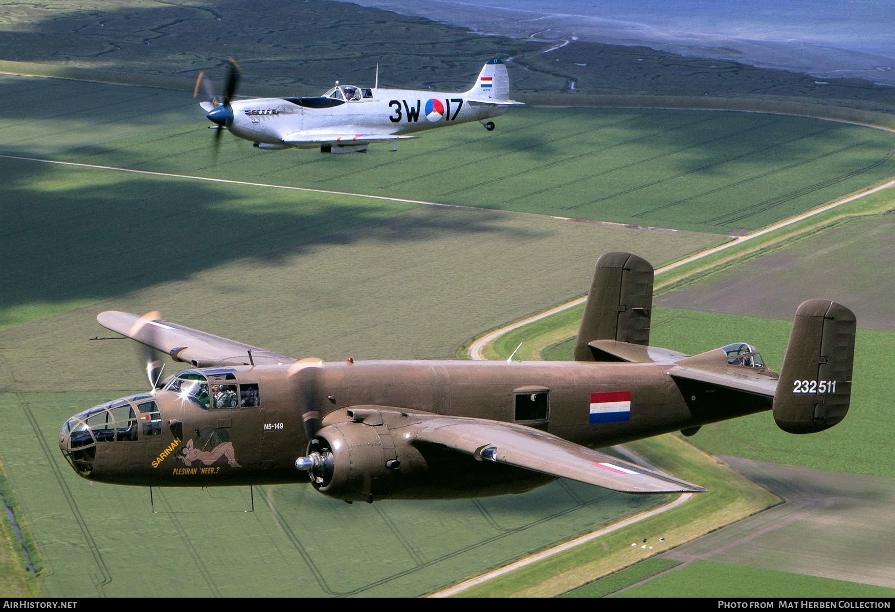 Aircraft Photo of PH-XXV / N5-149 | North American B-25J Mitchell | Koninklijke Luchtmacht Historische Vlucht | Netherlands East Indies - Air Force | AirHistory.net #430627