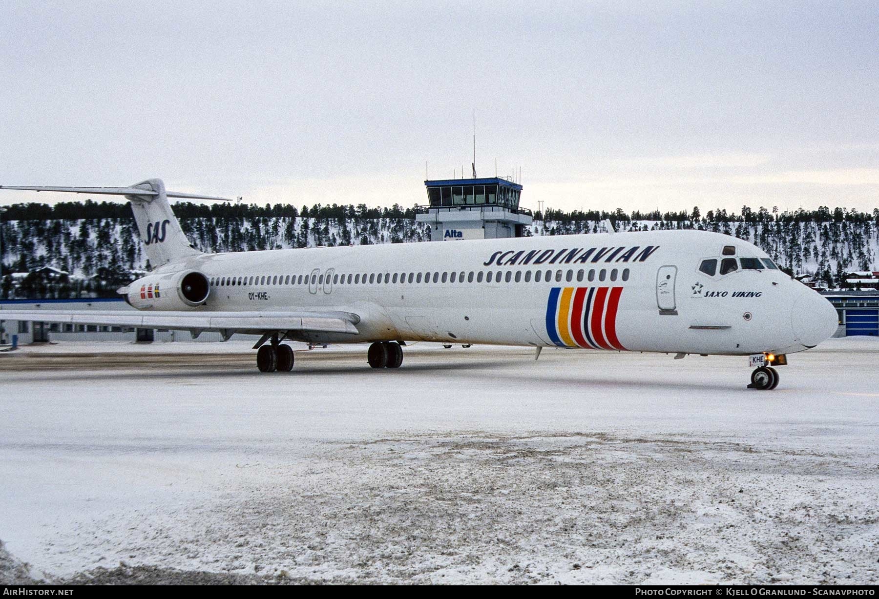 Aircraft Photo of OY-KHE | McDonnell Douglas MD-82 (DC-9-82) | Scandinavian Airlines - SAS | AirHistory.net #430641