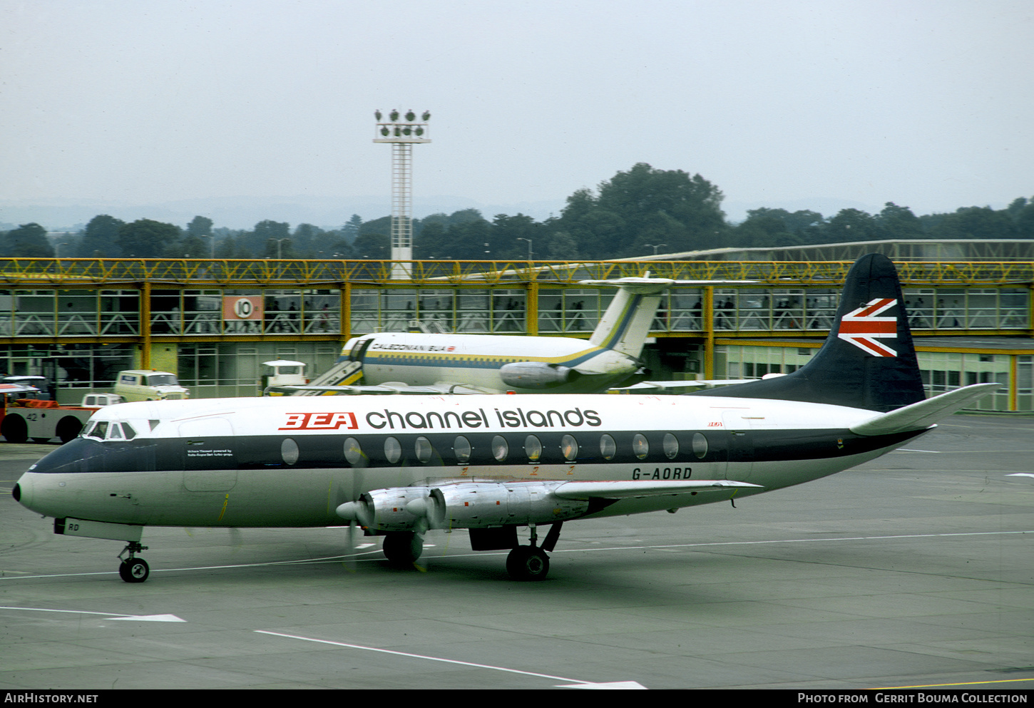 Aircraft Photo of G-AORD | Vickers 802 Viscount | BEA Channel Islands - British European Airways | AirHistory.net #430665