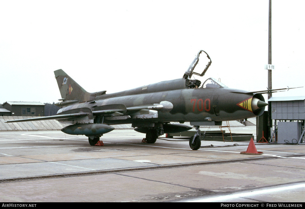 Aircraft Photo of 700 | Sukhoi Su-22M4 | East Germany - Air Force | AirHistory.net #430676