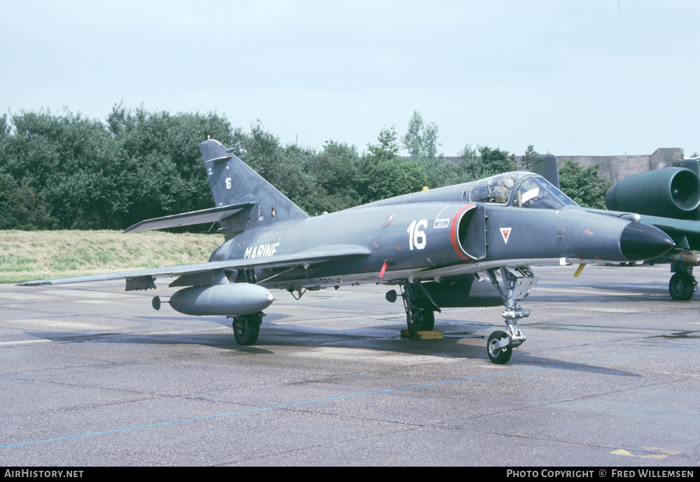 Aircraft Photo of 16 | Dassault Super Etendard | France - Navy | AirHistory.net #430677