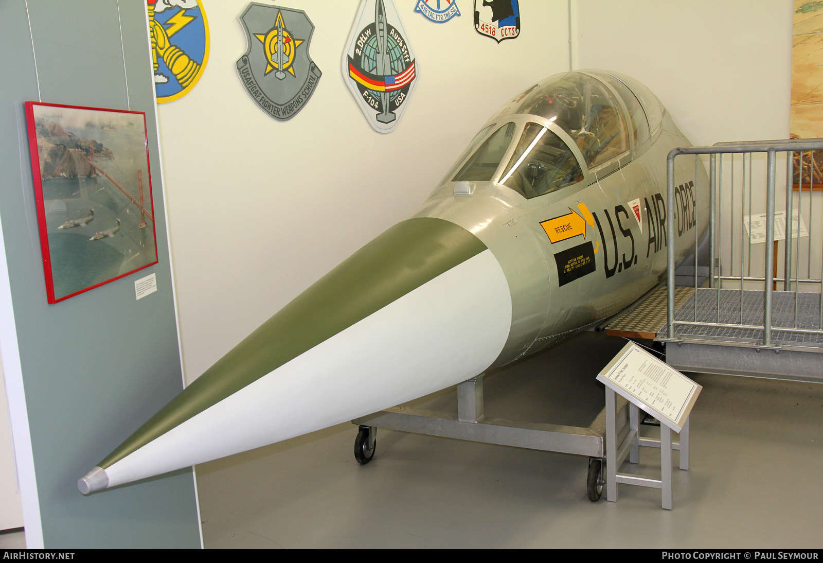 Aircraft Photo of 2801 | Lockheed TF-104G Starfighter | USA - Air Force | AirHistory.net #430689