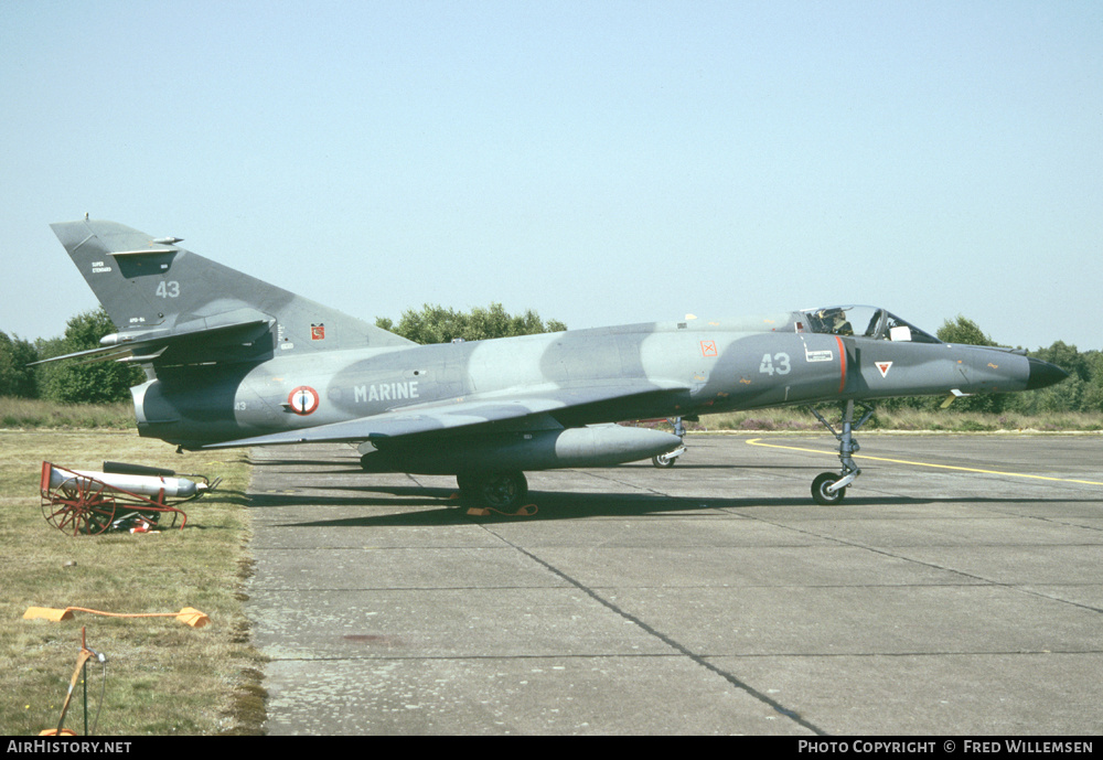 Aircraft Photo of 43 | Dassault Super Etendard | France - Navy | AirHistory.net #430702