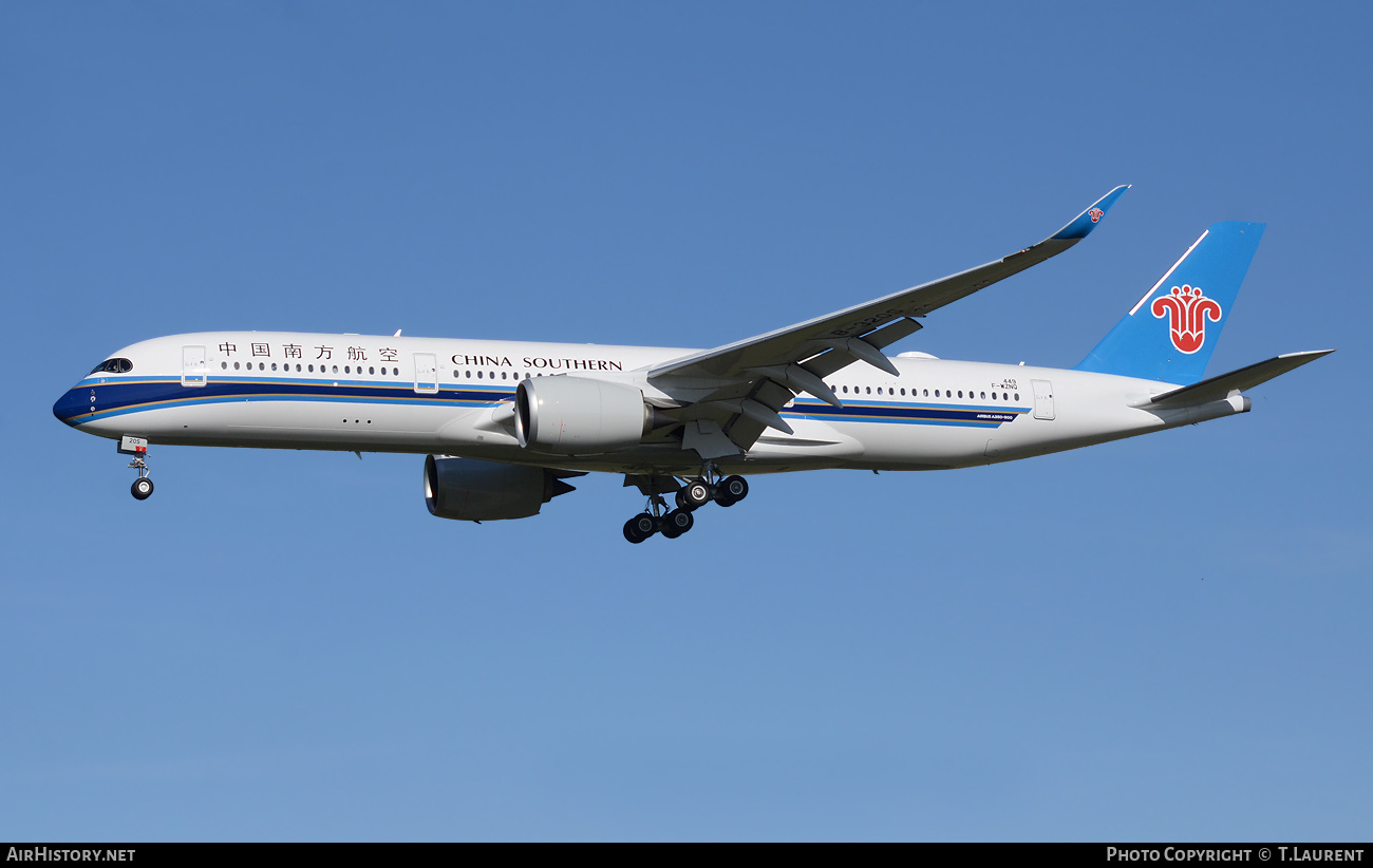 Aircraft Photo of F-WZNQ | Airbus A350-941 | China Southern Airlines | AirHistory.net #430708