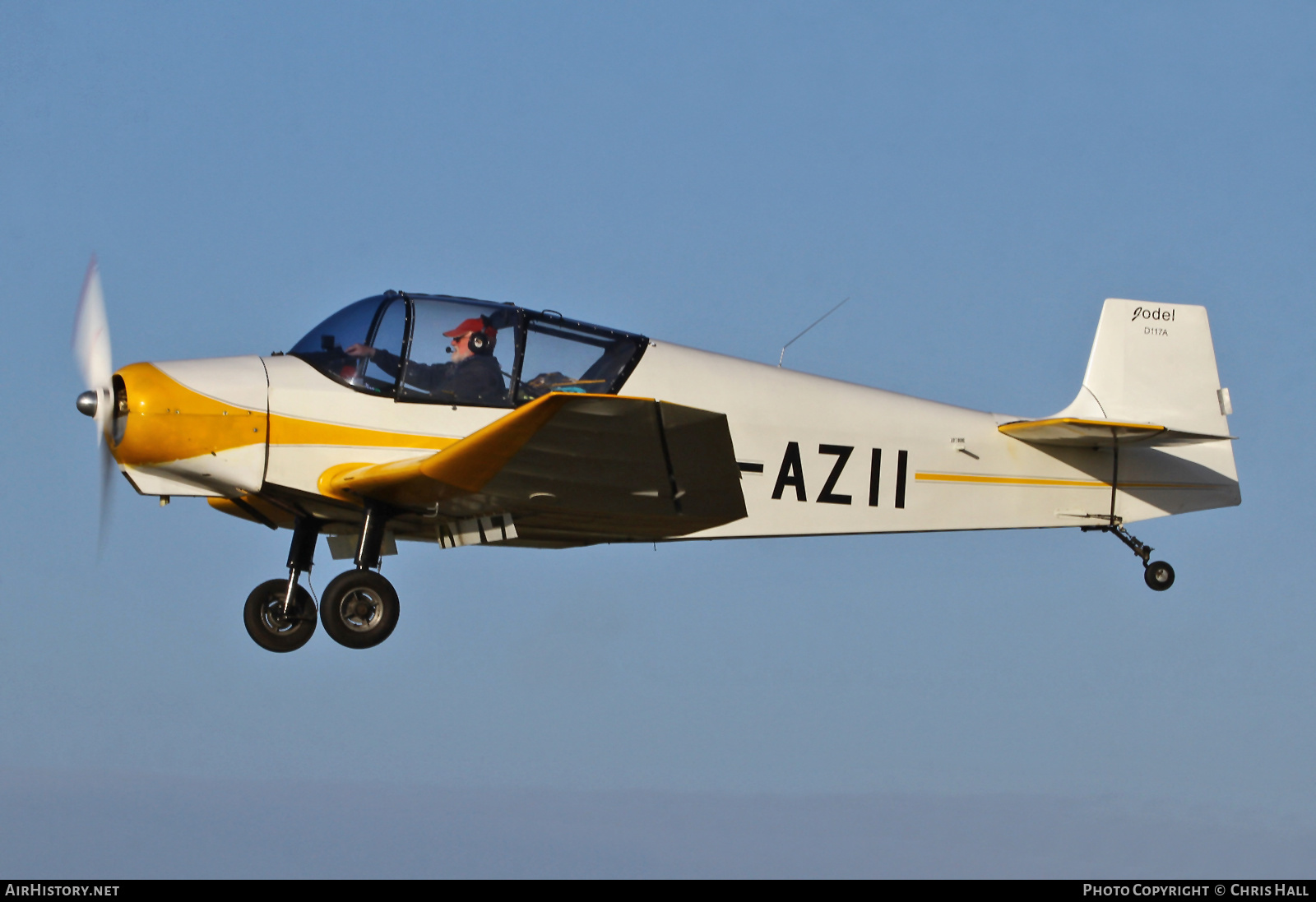 Aircraft Photo of G-AZII | SAN Jodel D-117A | AirHistory.net #430714