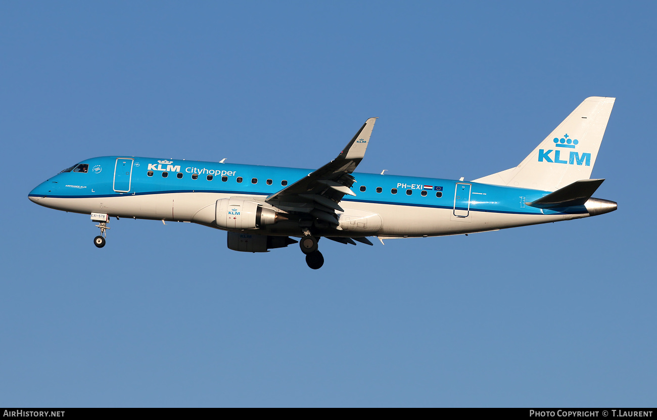 Aircraft Photo of PH-EXI | Embraer 175STD (ERJ-170-200STD) | KLM Cityhopper | AirHistory.net #430734