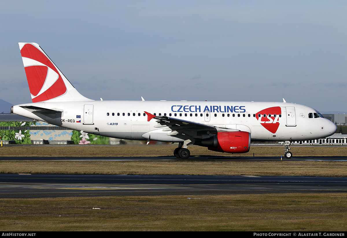 Aircraft Photo of OK-REQ | Airbus A319-112 | ČSA - Czech Airlines | AirHistory.net #430747