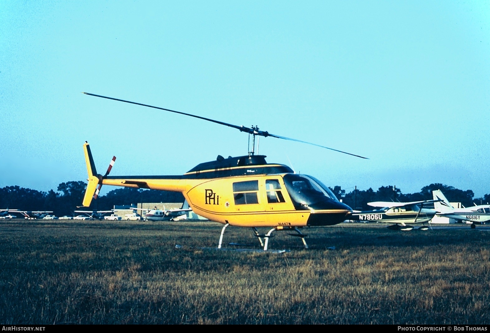 Aircraft Photo of N1447W | Bell 206B JetRanger | PHI - Petroleum Helicopters International | AirHistory.net #430810