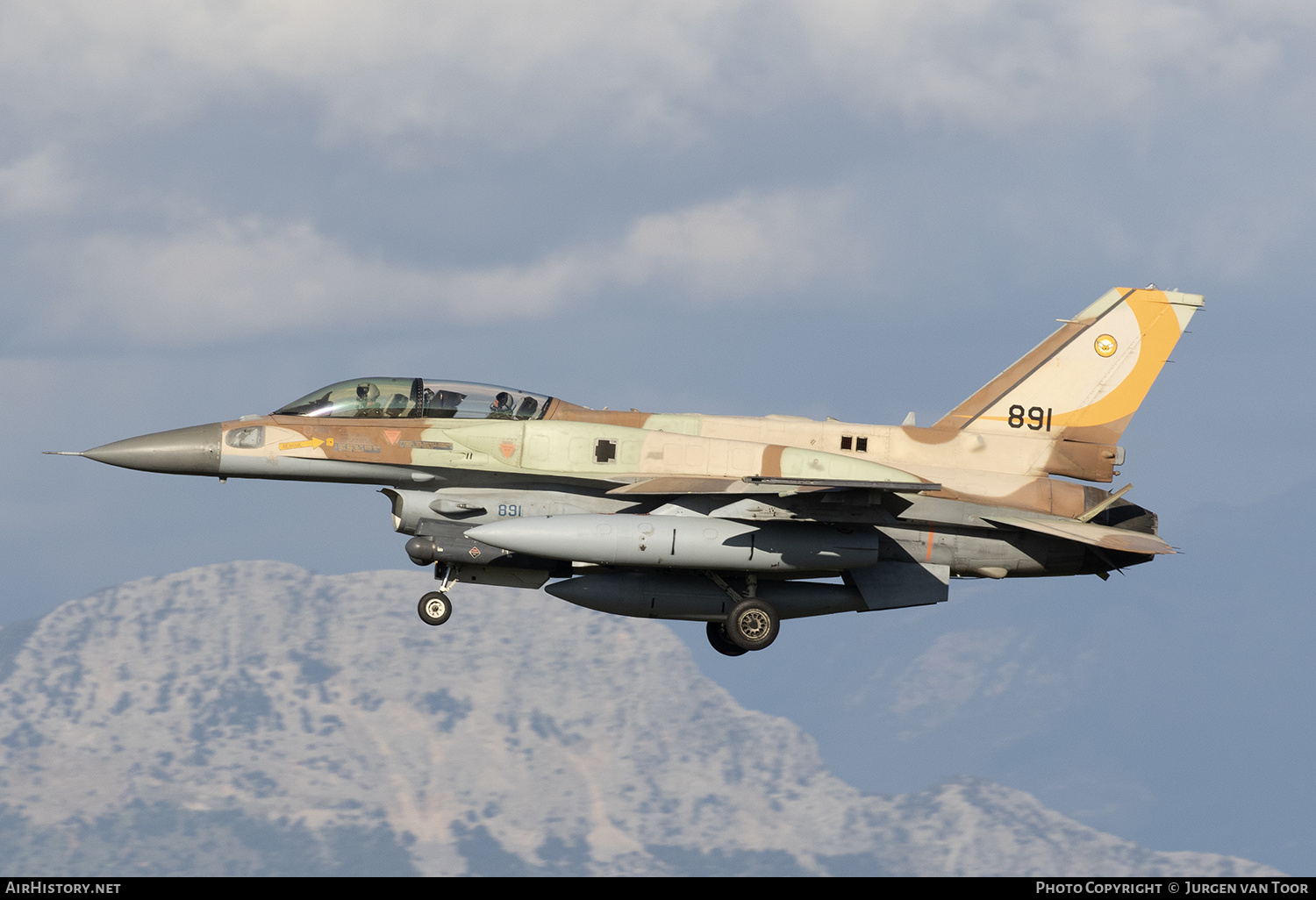 Aircraft Photo of 891 | Lockheed Martin F-16I Sufa | Israel - Air Force | AirHistory.net #430834