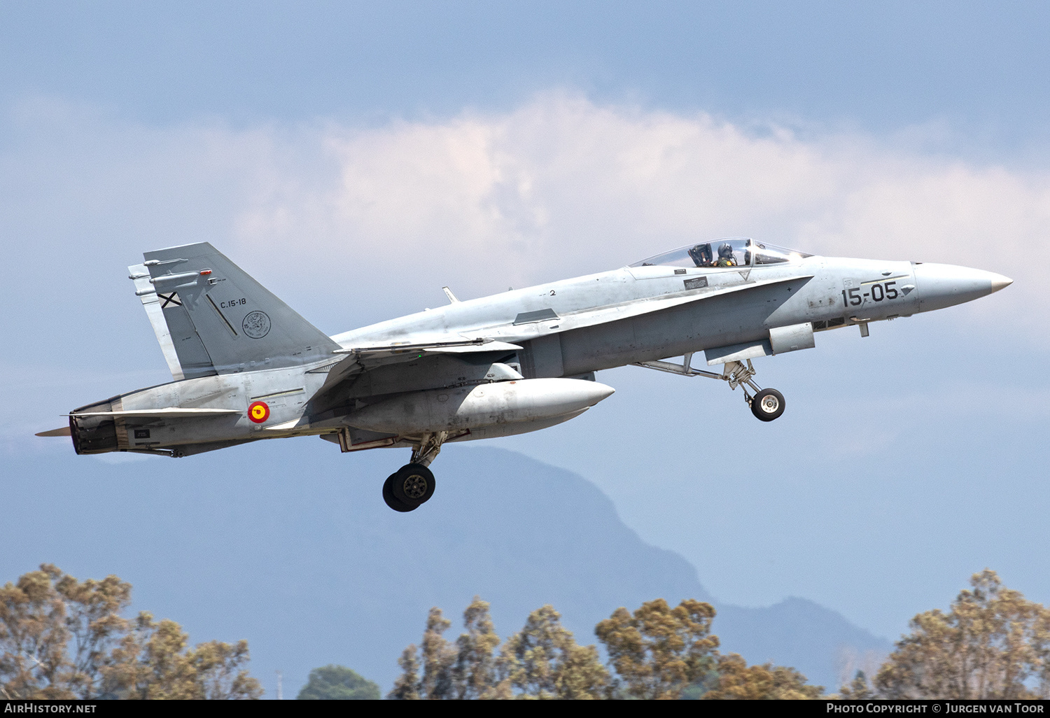Aircraft Photo of C.15-18 | McDonnell Douglas EF-18M Hornet | Spain - Air Force | AirHistory.net #430836