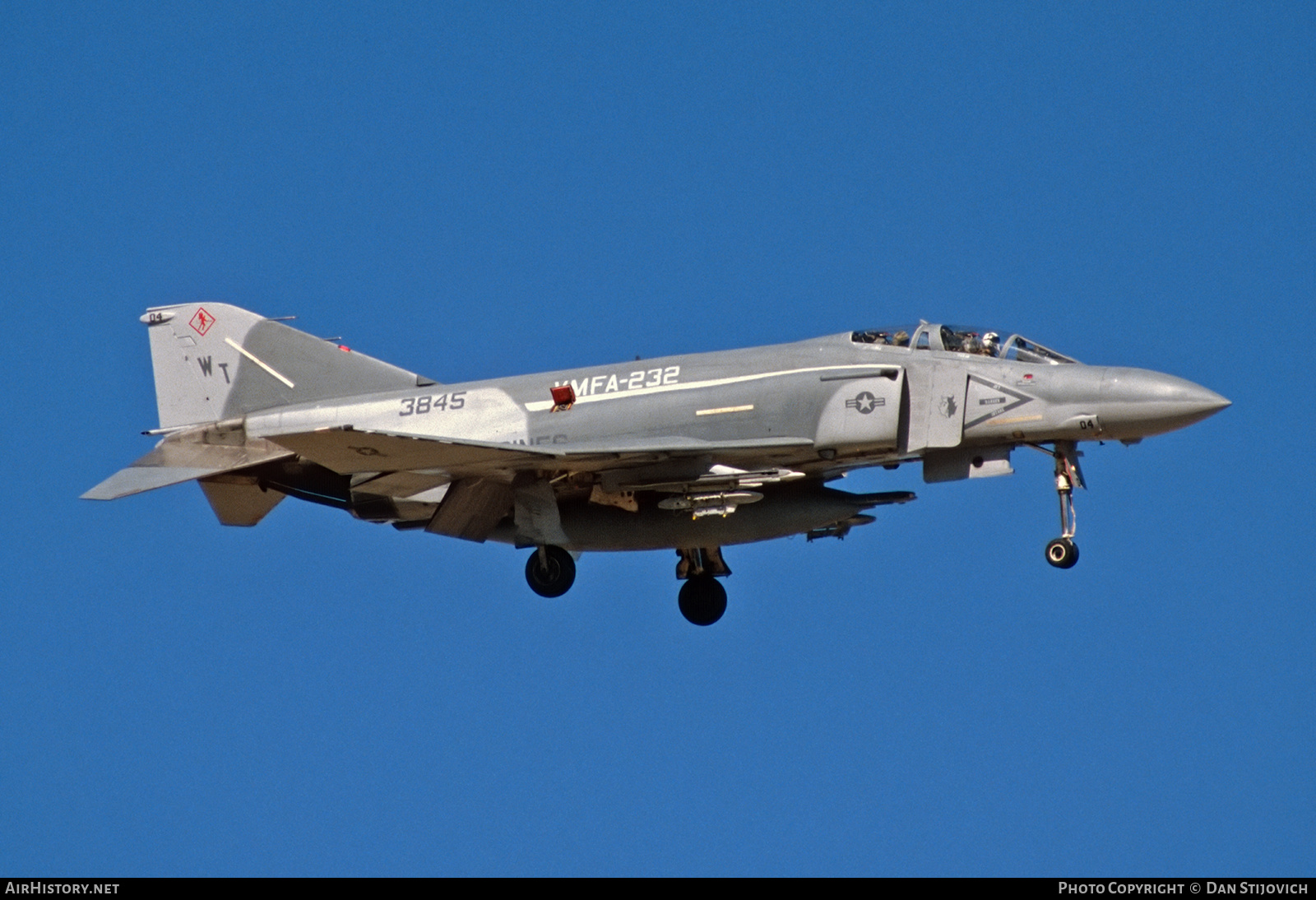 Aircraft Photo of 153845 / 3845 | McDonnell Douglas F-4S Phantom II | USA - Marines | AirHistory.net #430857