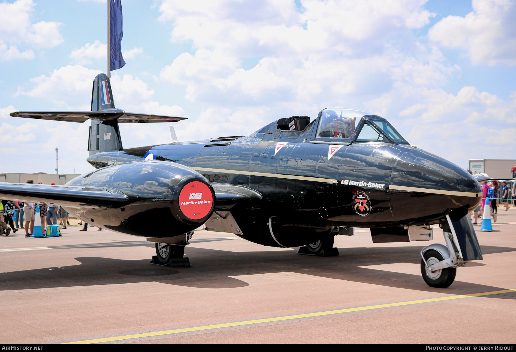 Aircraft Photo of G-JWMA / WA638 | Gloster Meteor T7 (Mod) | Martin-Baker | UK - Air Force | AirHistory.net #430858