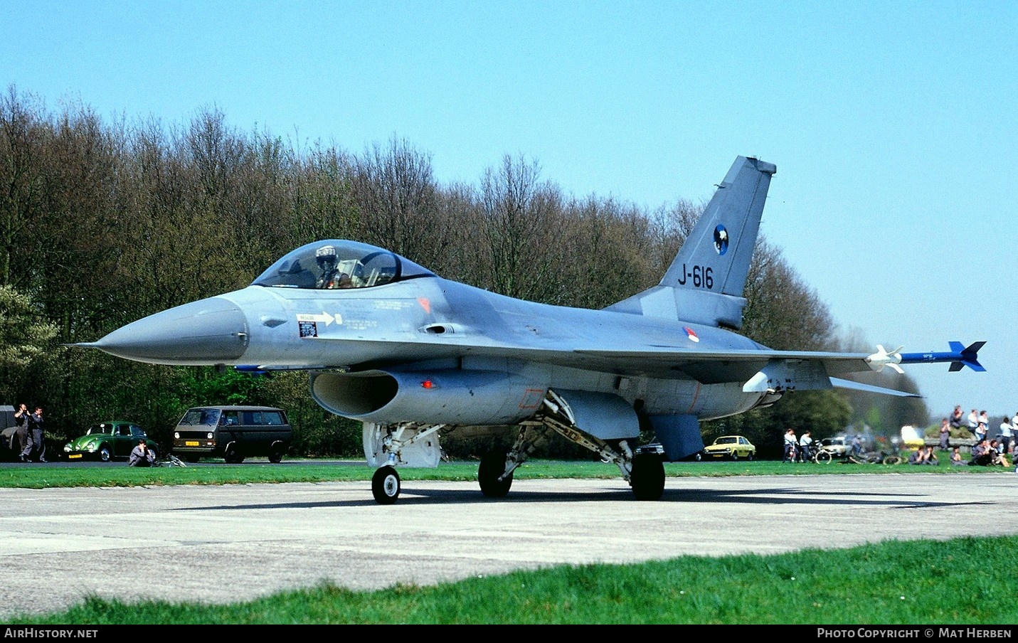 Aircraft Photo of J-616 | General Dynamics F-16A Fighting Falcon | Netherlands - Air Force | AirHistory.net #430876