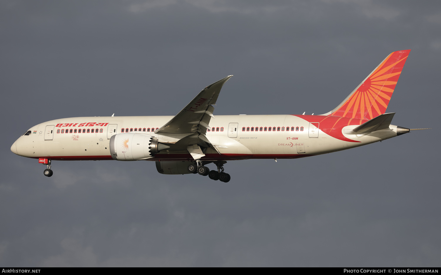 Aircraft Photo of VT-ANM | Boeing 787-8 Dreamliner | Air India | AirHistory.net #430907