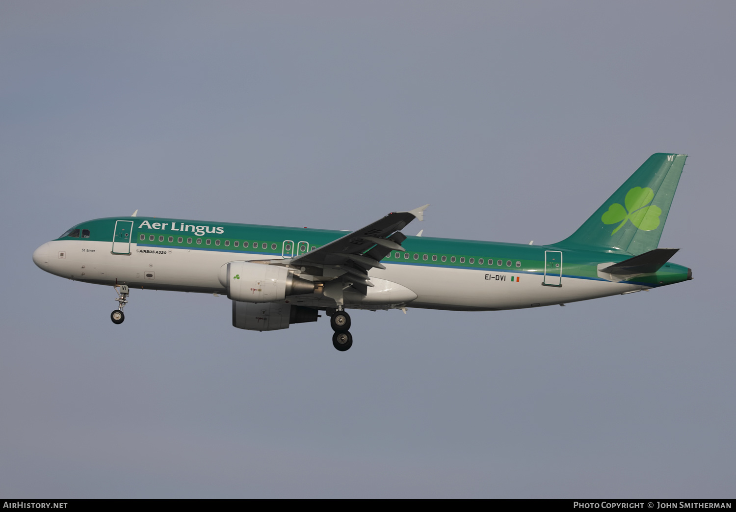 Aircraft Photo of EI-DVI | Airbus A320-214 | Aer Lingus | AirHistory.net #430912