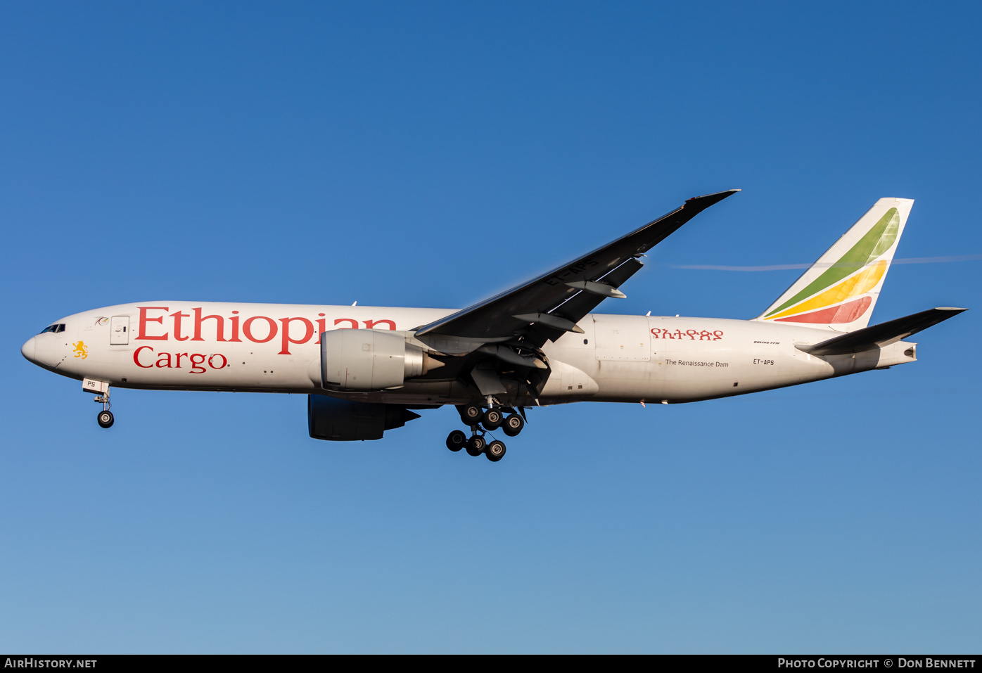 Aircraft Photo of ET-APS | Boeing 777-F6N | Ethiopian Airlines Cargo | AirHistory.net #430936
