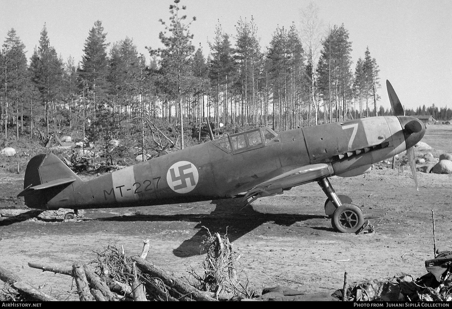 Aircraft Photo of MT-227 | Messerschmitt Bf-109G-2 | Finland - Air Force | AirHistory.net #430950