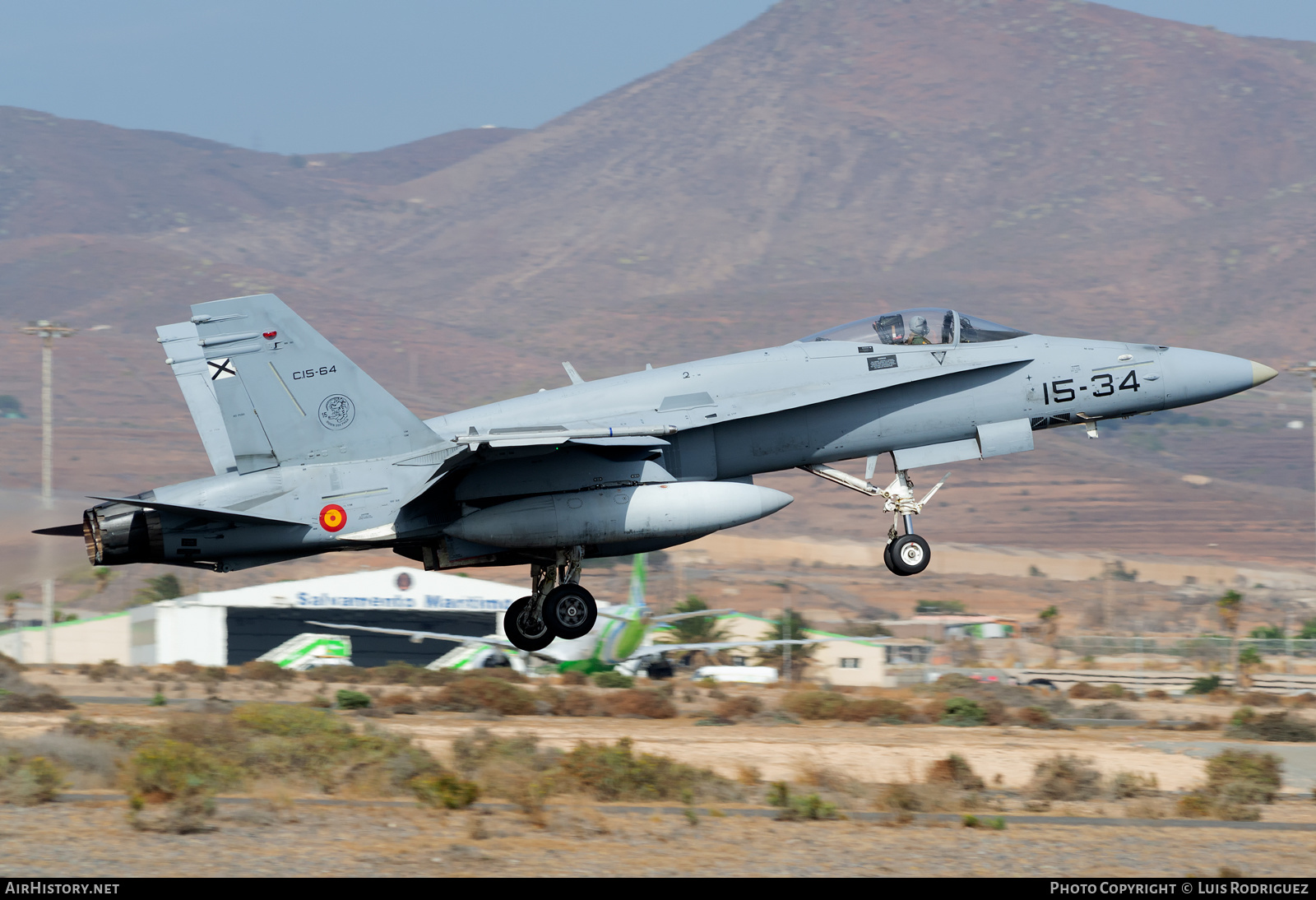 Aircraft Photo of C.15-64 | McDonnell Douglas EF-18M Hornet | Spain - Air Force | AirHistory.net #430956