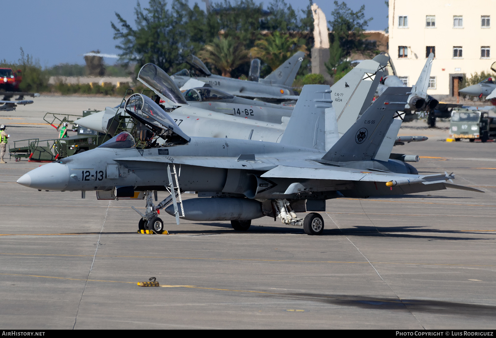 Aircraft Photo of C.15-55 | McDonnell Douglas EF-18M Hornet | Spain - Air Force | AirHistory.net #430963